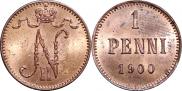 1 penni 1900 year