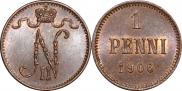 1 penni 1906 year