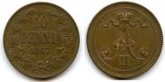 10 pennia 1867 year