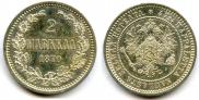 2 markkaa 1870 year