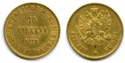 10 markkaa 1878 year