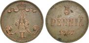 5 пенни 1867 года