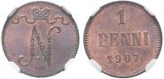 1 penni 1907 year