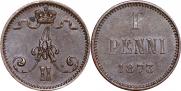 1 пенни 1873 года