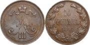 10 pennia 1891 year