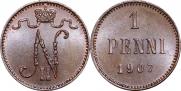1 penni 1907 year