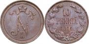 10 pennia 1914 year