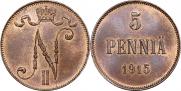 5 pennia 1915 year
