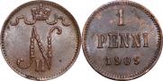 1 penni 1909 year