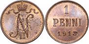 1 penni 1913 year