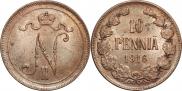 10 пенни 1916 года