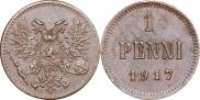 1 пенни 1917 года