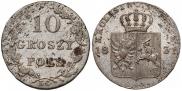 10 groszy 1831 year