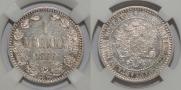 1 markka 1866 year