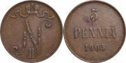 5 pennia 1905 year