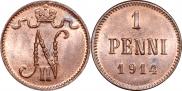 1 penni 1914 year