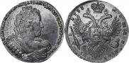 1 rouble 1733 year