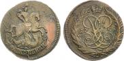 2 kopecks 1758 year