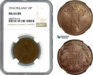 10 pennia 1914 year