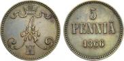 5 пенни 1866 года