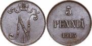 5 pennia 1913 year