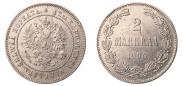 2 markkaa 1906 year