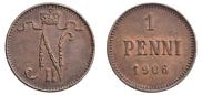 1 penni 1906 year