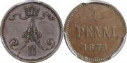 1 penni 1874 year