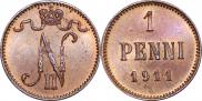 1 penni 1911 year