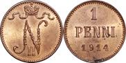 1 penni 1914 year