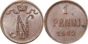 1 пенни 1912 года