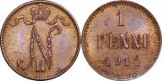 1 penni 1914 year