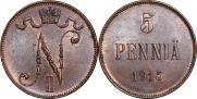 5 pennia 1915 year