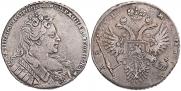 1 rouble 1731 year