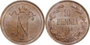 10 pennia 1914 year