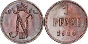 1 penni 1916 year