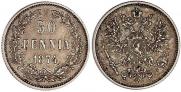 50 pennia 1874 year