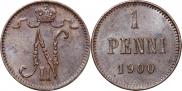 1 penni 1900 year