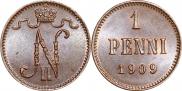 1 пенни 1909 года