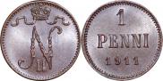 1 penni 1911 year
