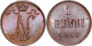 1 penni 1916 year