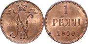 1 penni 1900 year