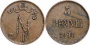 5 пенни 1908 года