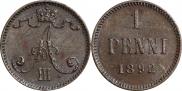 1 penni 1892 year