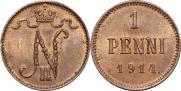 1 penni 1914 year