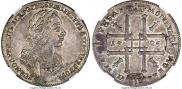 1 рубль 1725 года