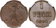 1 penni 1894 year