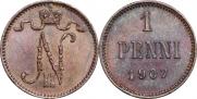 1 penni 1907 year