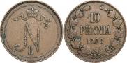 10 pennia 1909 year