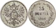 25 pennia 1909 year